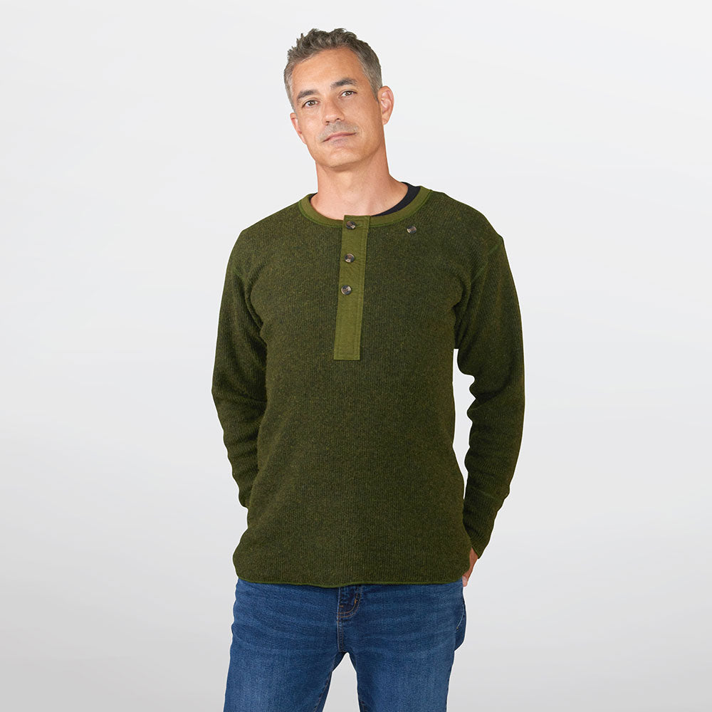 Heritage Heavy Weight Wool Henley