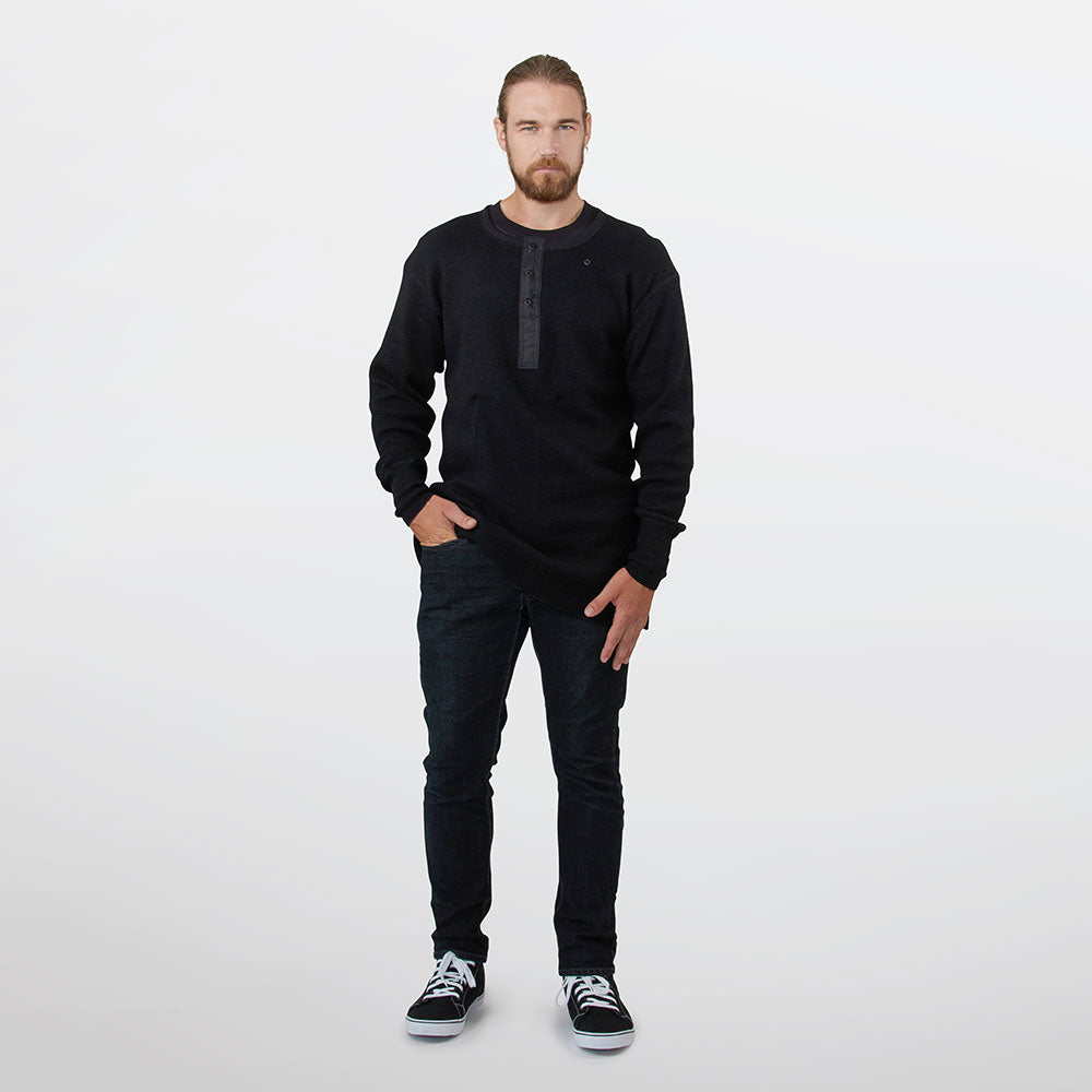 Heritage Heavy Weight Wool Henley