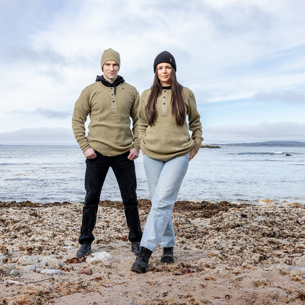 Heritage Heavy Weight Wool Henley