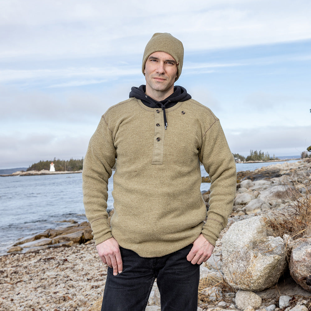 Heritage Heavy Weight Wool Henley