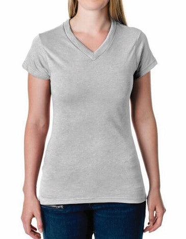 Women's Basic Short Sleeve V-Neck T-Shirt