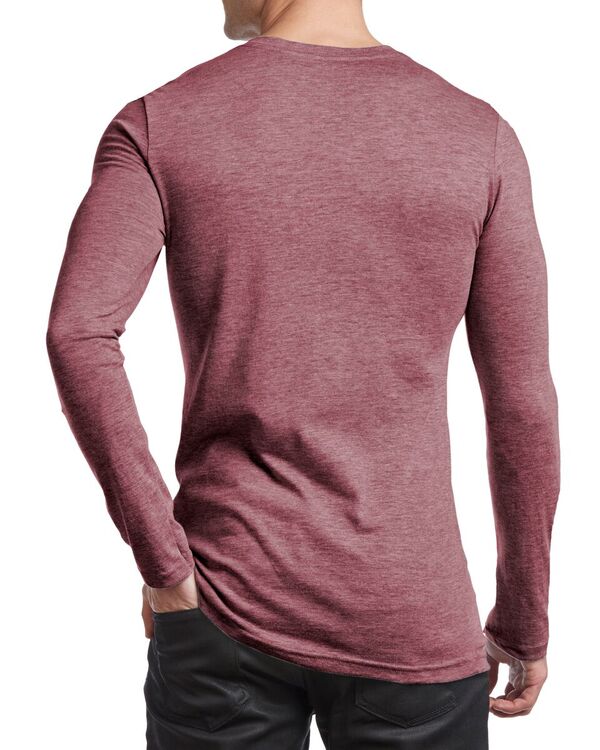 Men's Basic Long Sleeve Crew T-shirt