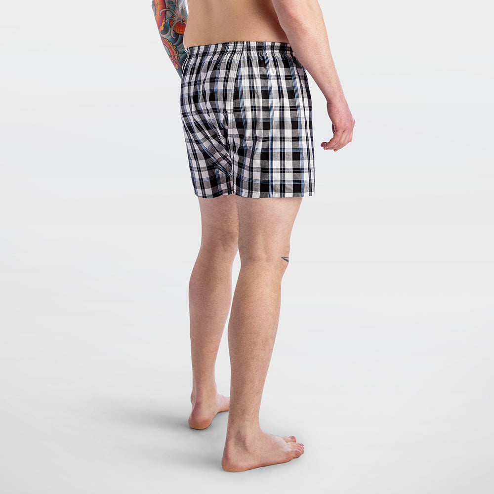 Cotton Woven Plaid Boxer Short