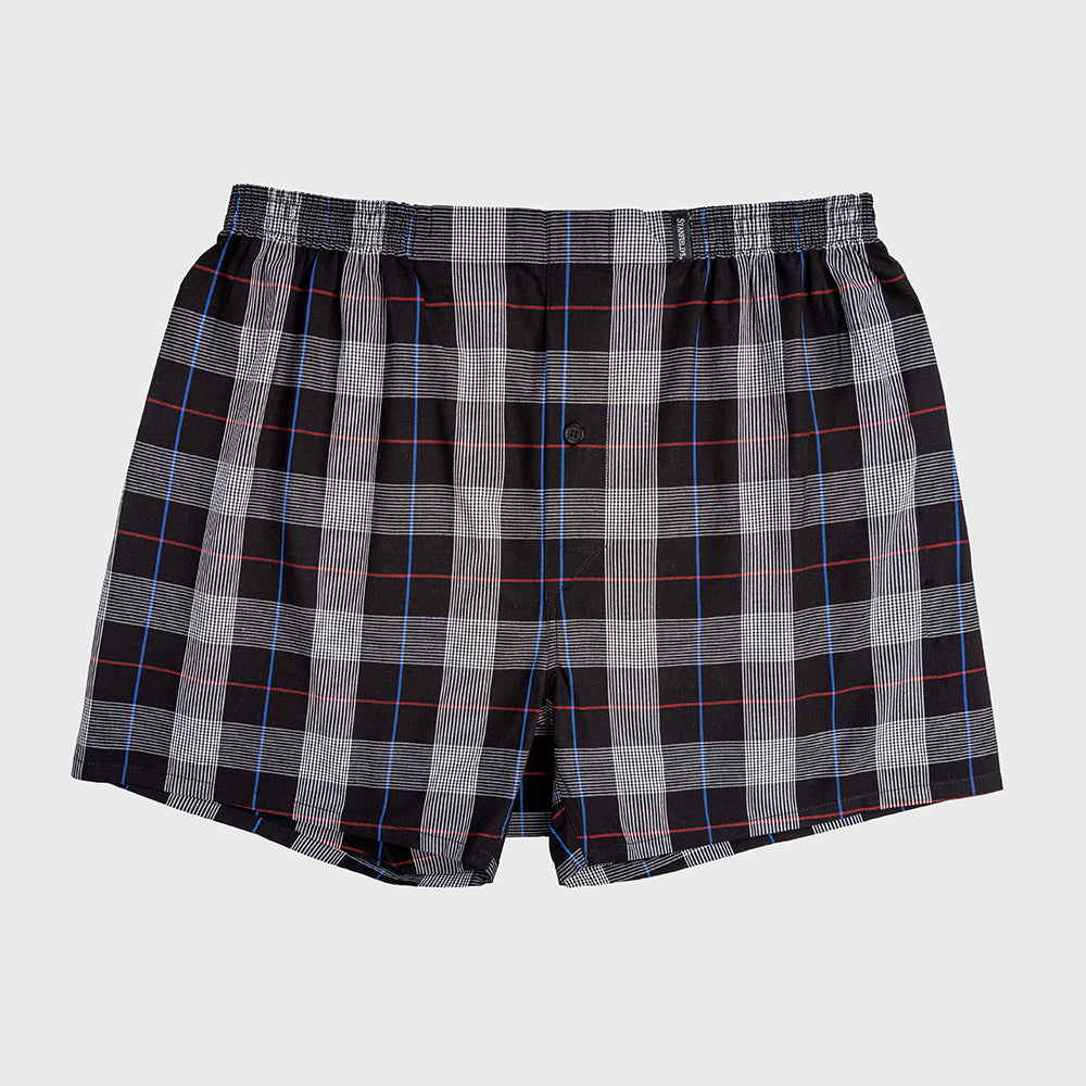 Cotton Woven Plaid Boxer Short