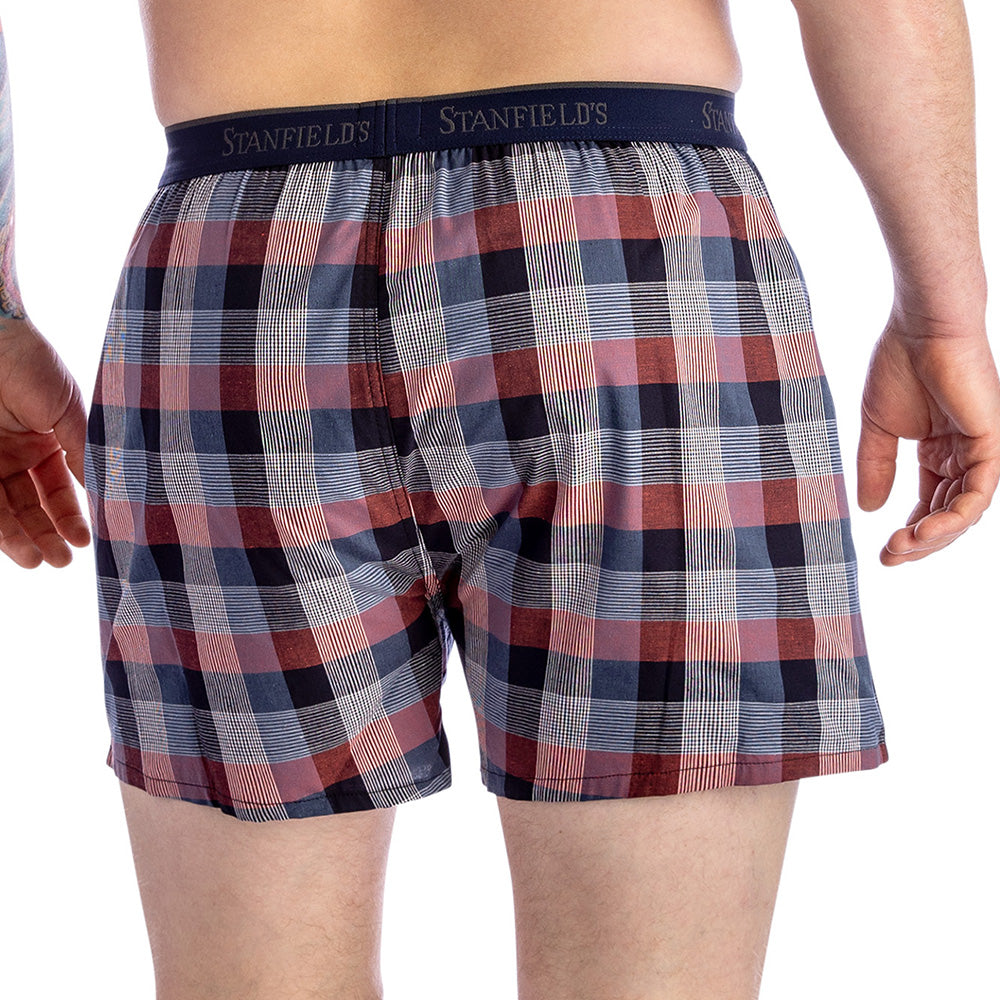 Modern Fit Woven Plaid Boxer Short