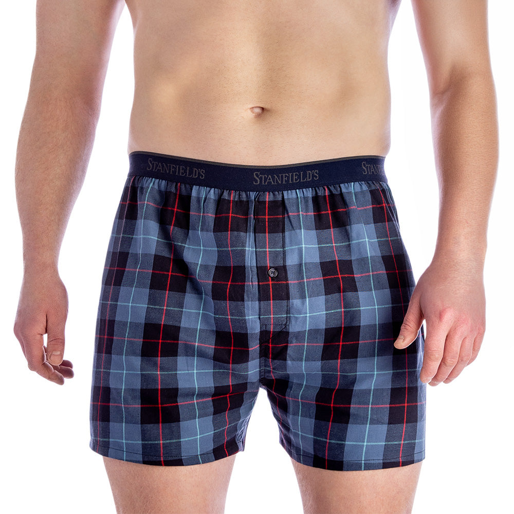 Modern Fit Woven Plaid Boxer Short