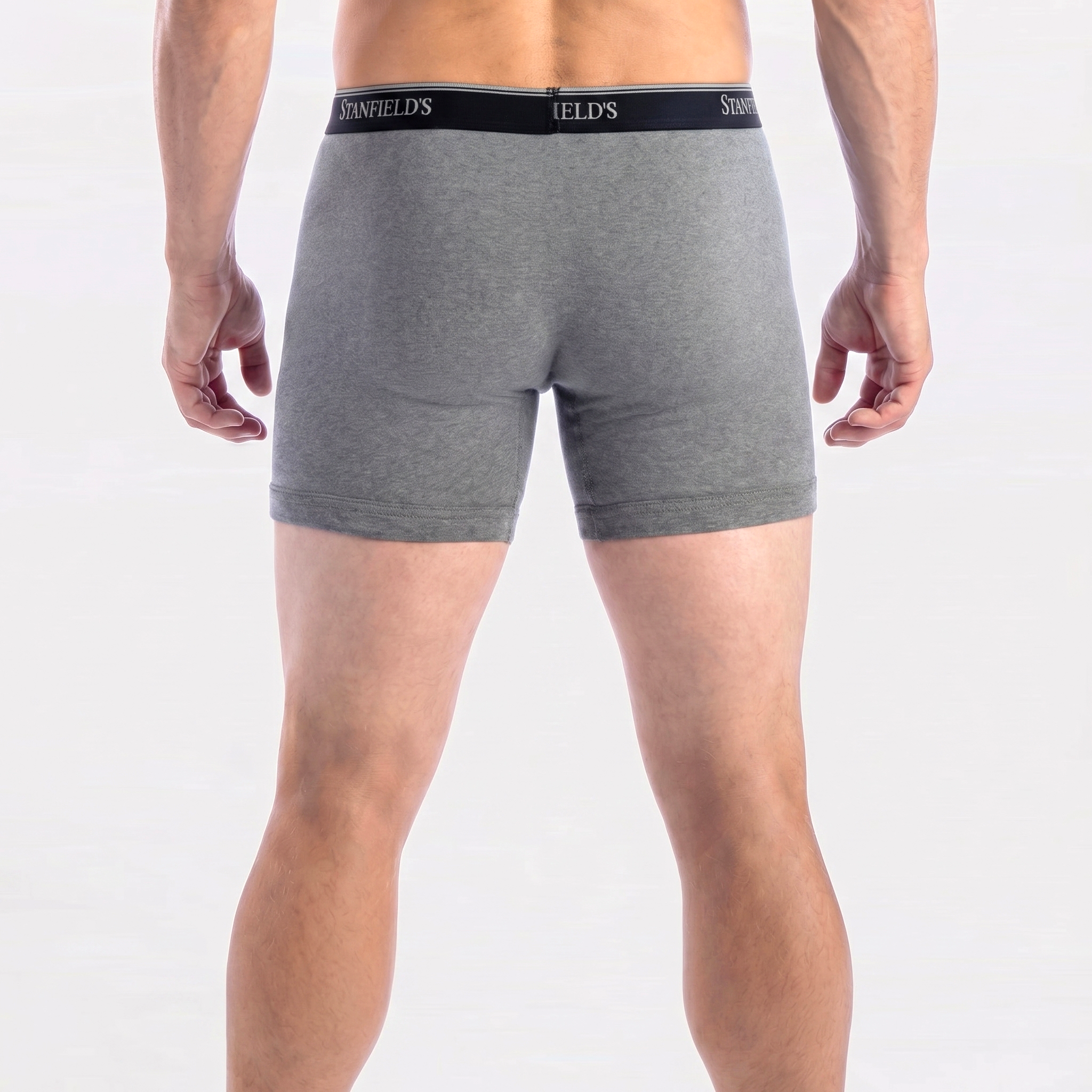 Caleçons boxeurs côtelés extensibles en coton FLEX – Paquet de 2