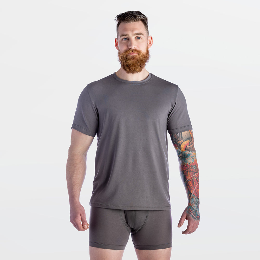 Modal Cotton Stretch Crew T-shirt