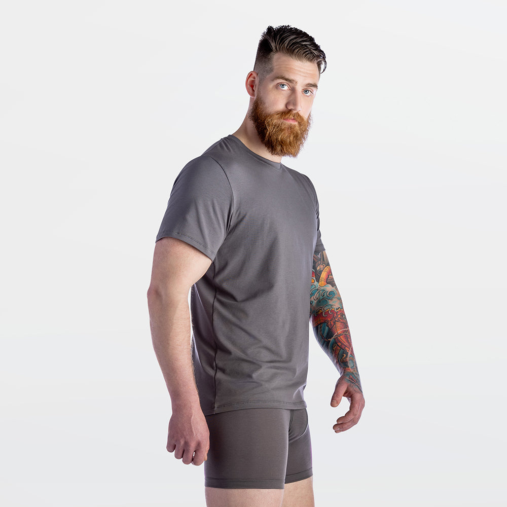 Modal Cotton Stretch Crew T-shirt