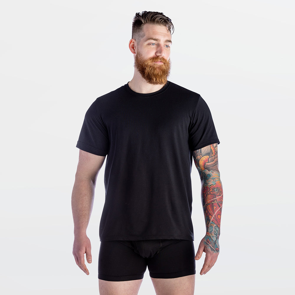 Modal Cotton Stretch Crew T-shirt