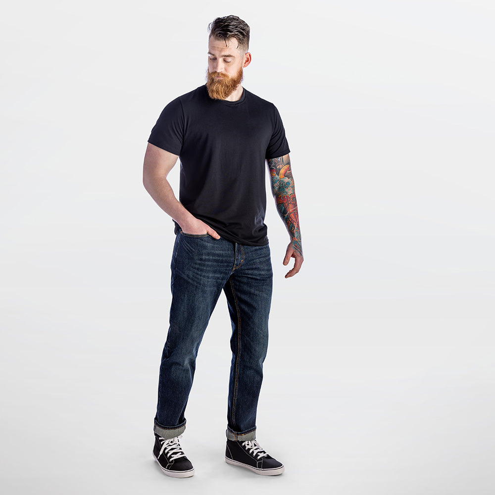 Modal Cotton Stretch Crew T-shirt