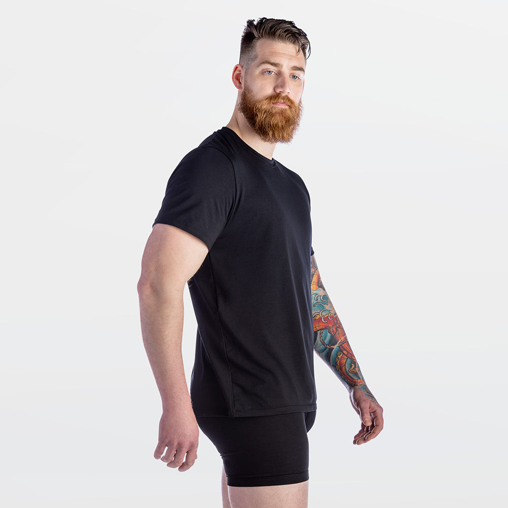 Modal Cotton Stretch Crew T-shirt