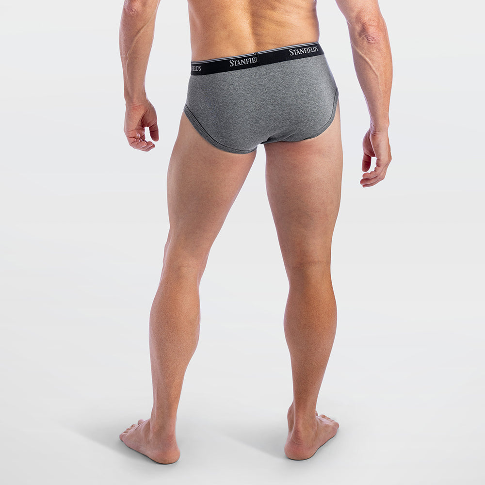 FLEX Cotton Rib Stretch Briefs - 2 Pack