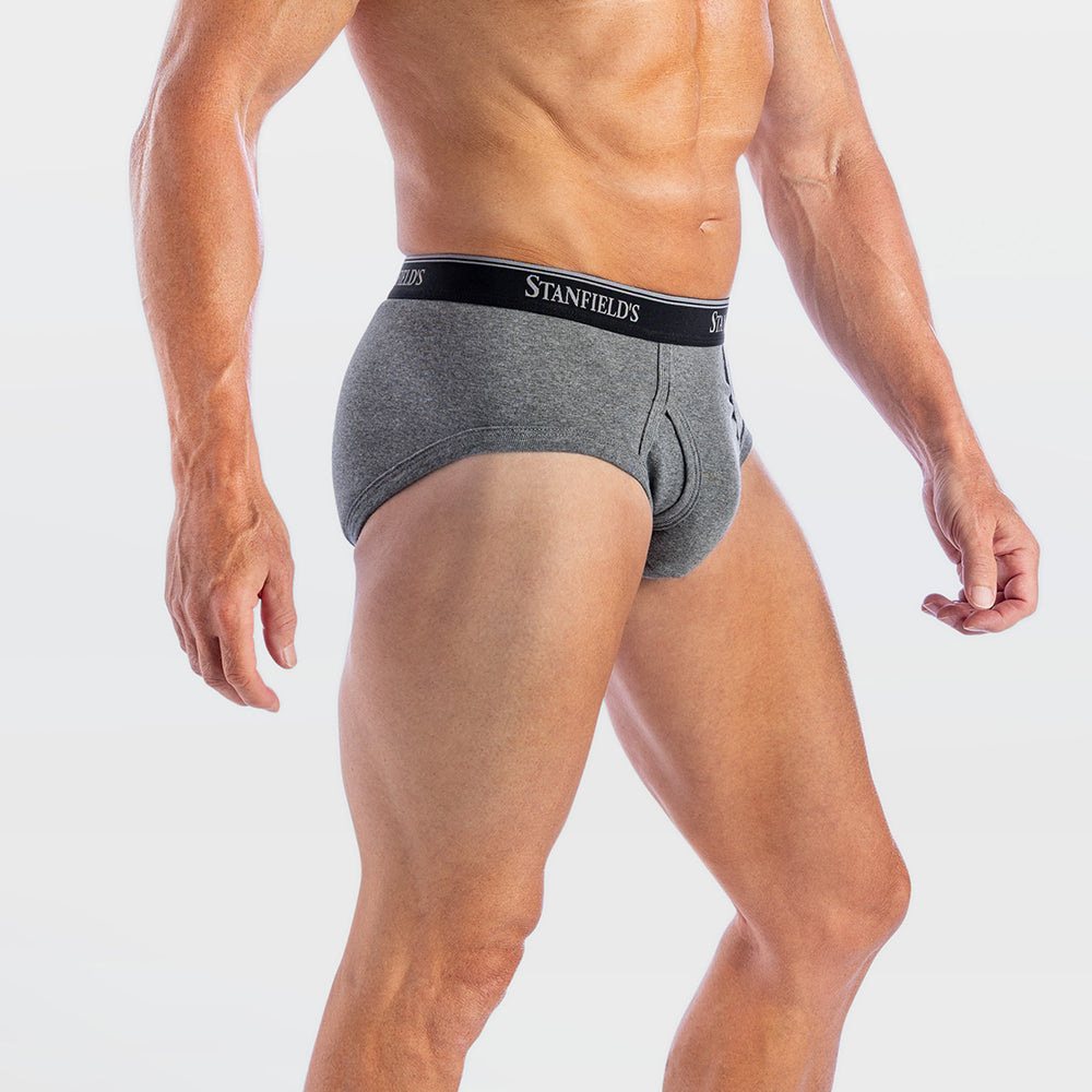 FLEX Cotton Rib Stretch Briefs - 2 Pack
