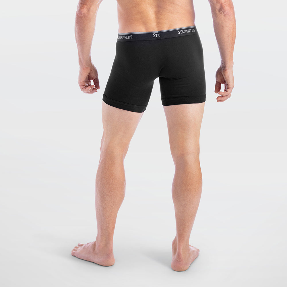 Caleçons boxeurs côtelés extensibles en coton FLEX – Paquet de 2