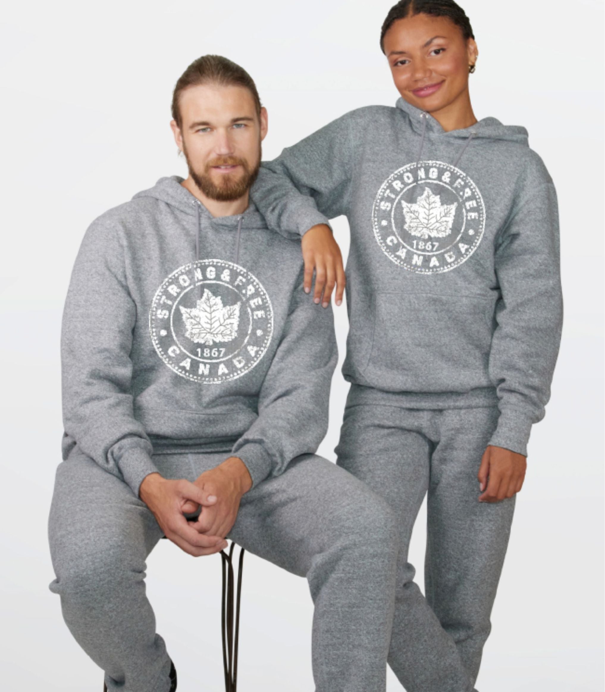 Strong & Free™ Logo Fleece Hoodie