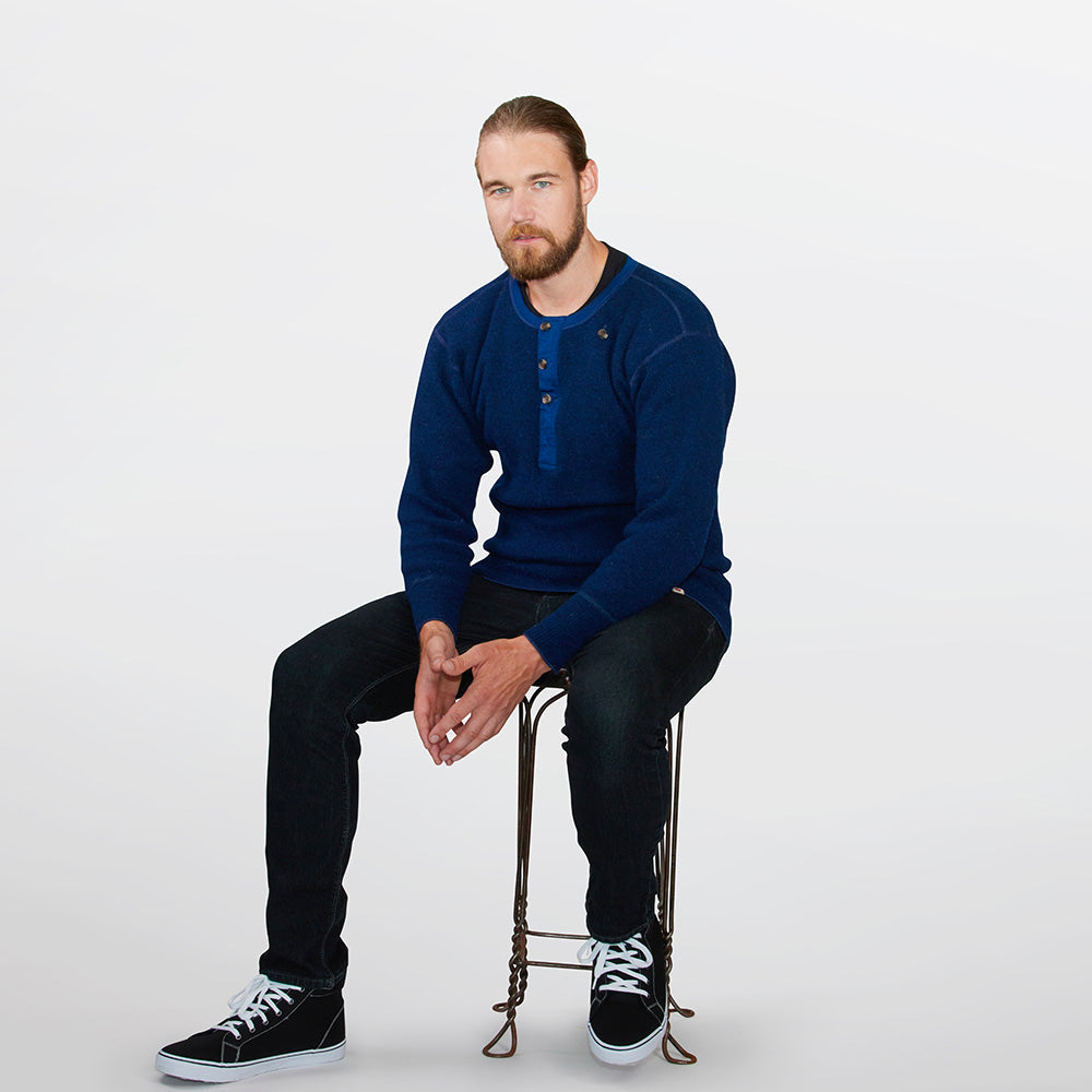 Heritage Heavy Weight Wool Henley