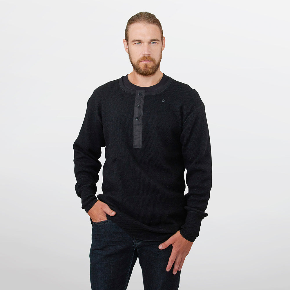 Heritage Heavy Weight Wool Henley