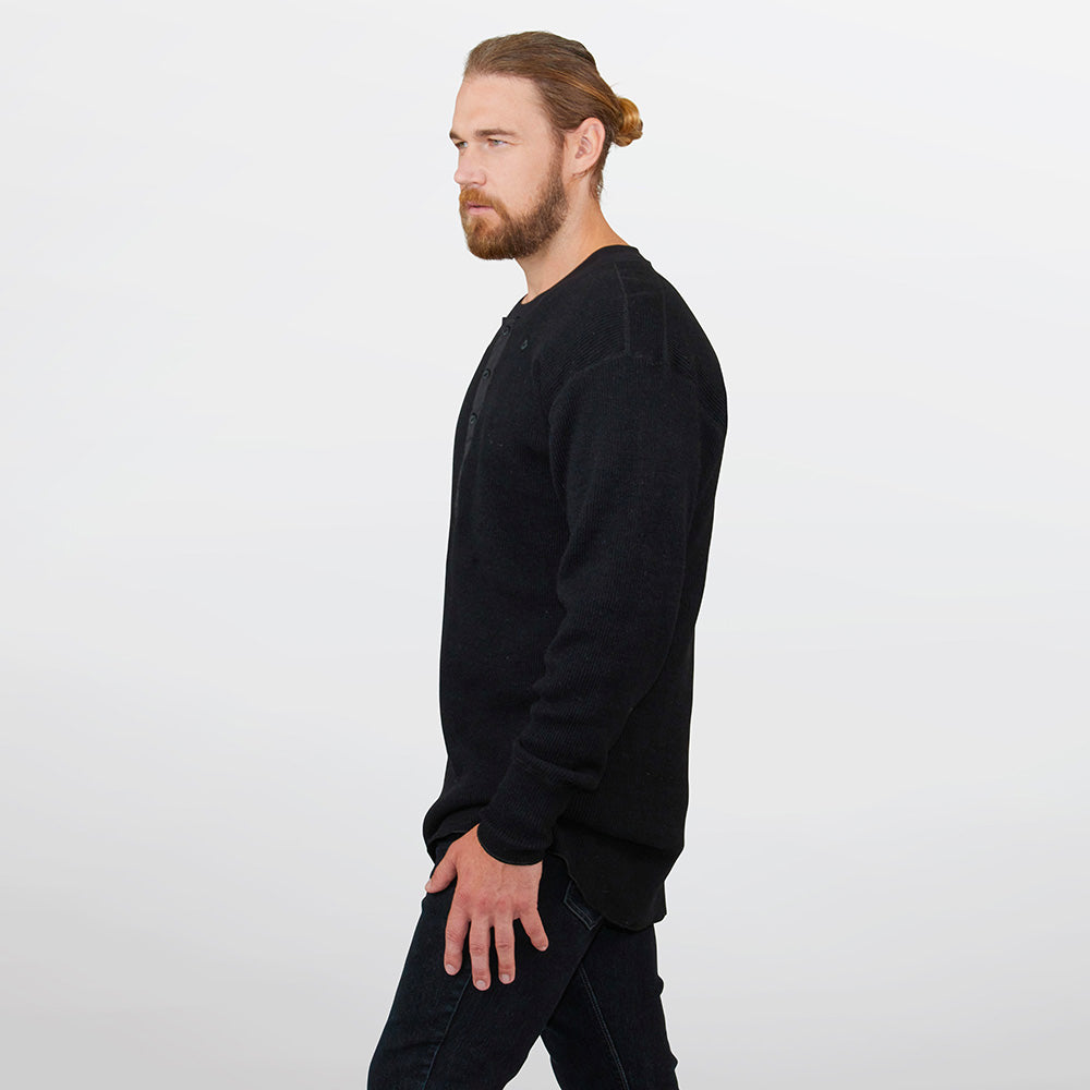 Heritage Heavy Weight Wool Henley