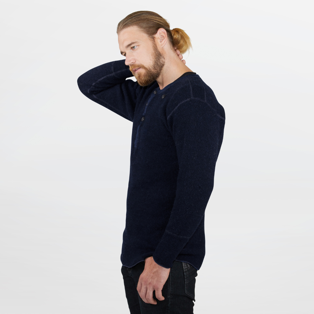 Heritage Heavy Weight Wool Henley