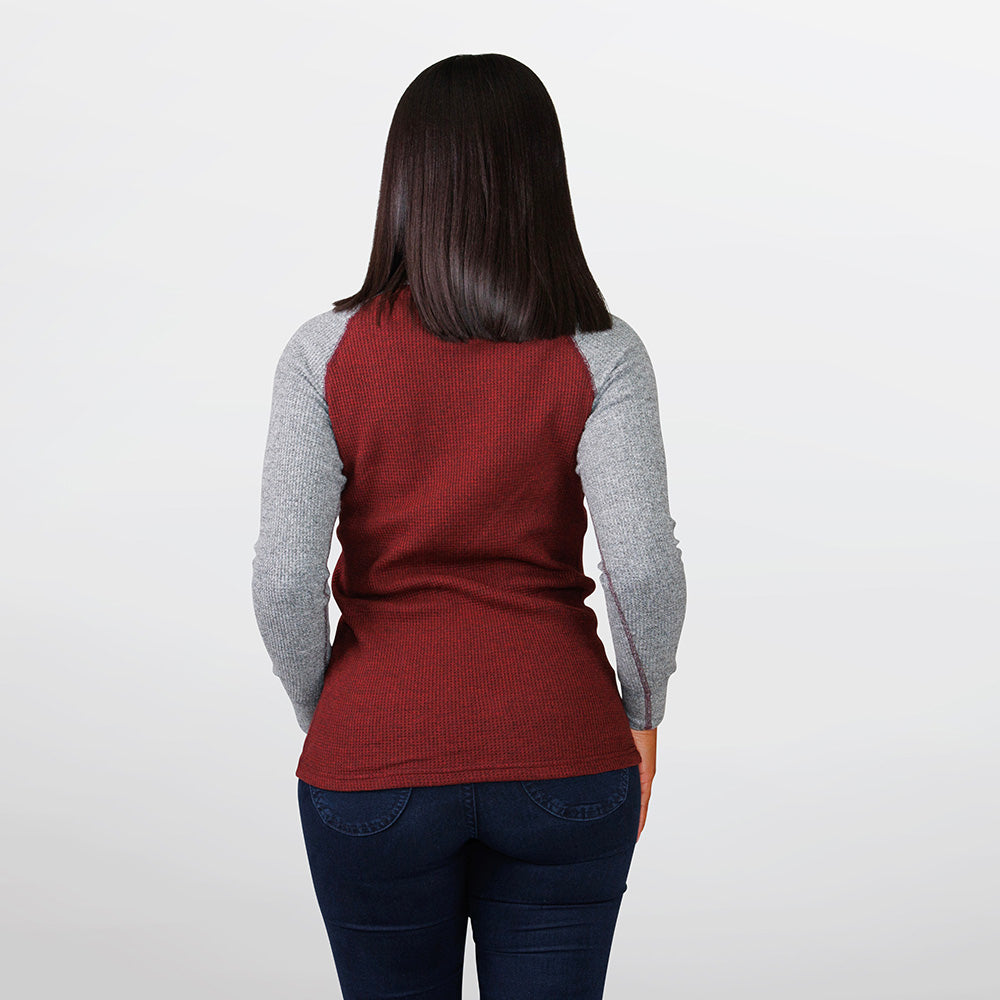 Women's Heritage Mock Twist Waffle Henley