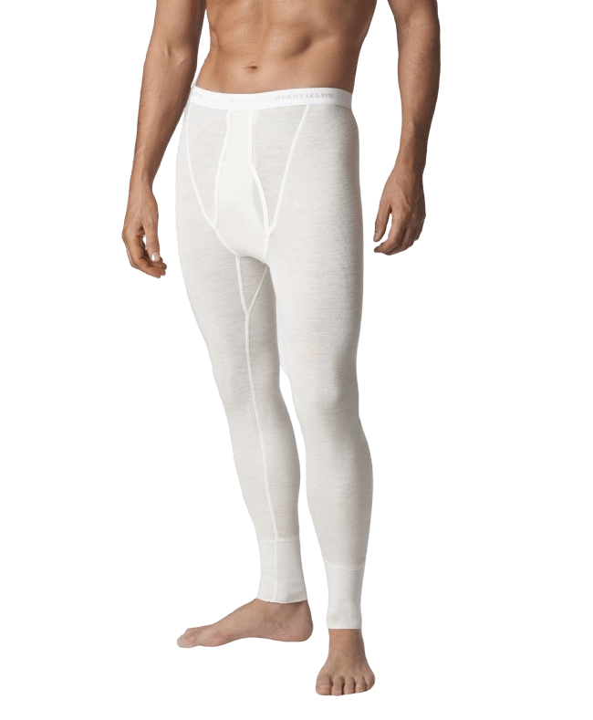 Whipped Long Underwear In White Women's White Leggings, 60% OFF