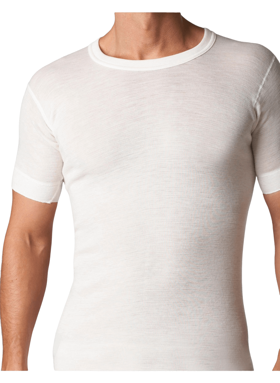 Men's Superwash Wool Short Sleeve Shirt