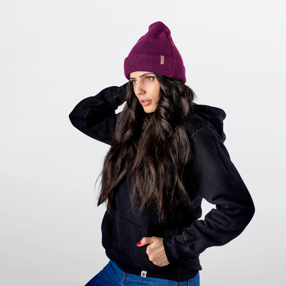 Wool Toque (Merino Rib Knit) | Stanfields.com