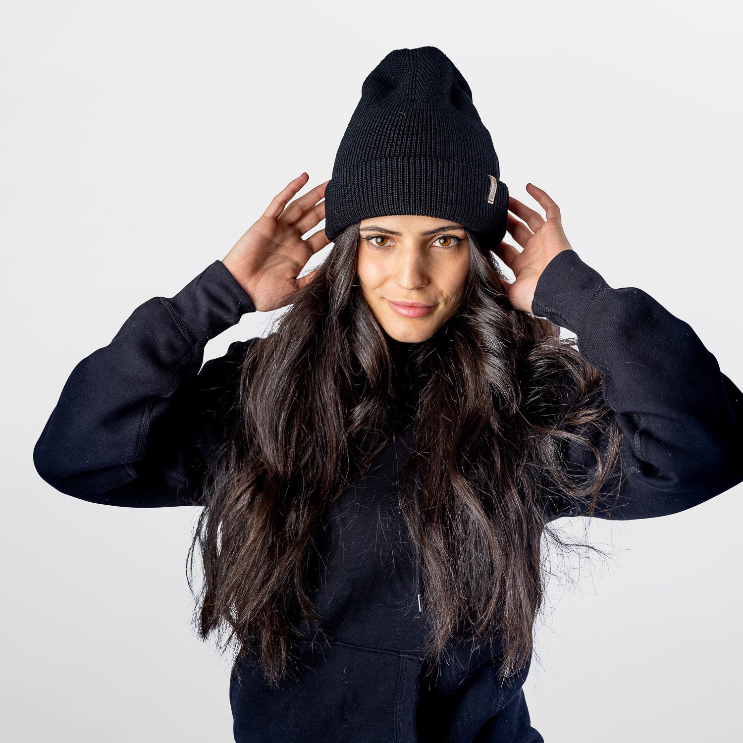 Tuque côtelée en laine mérinos