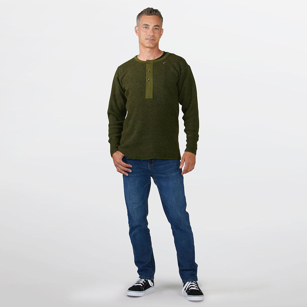 Heritage Heavy Weight Wool Henley