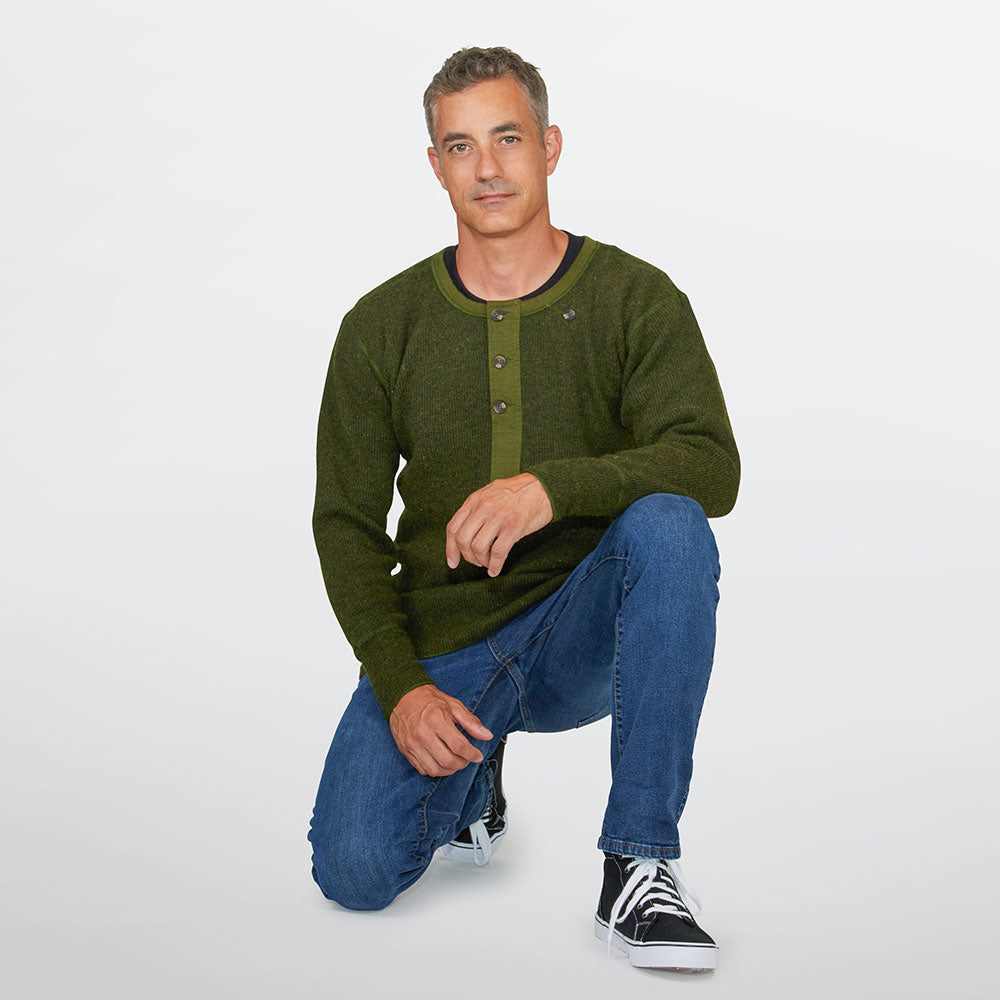 Heritage Heavy Weight Wool Henley