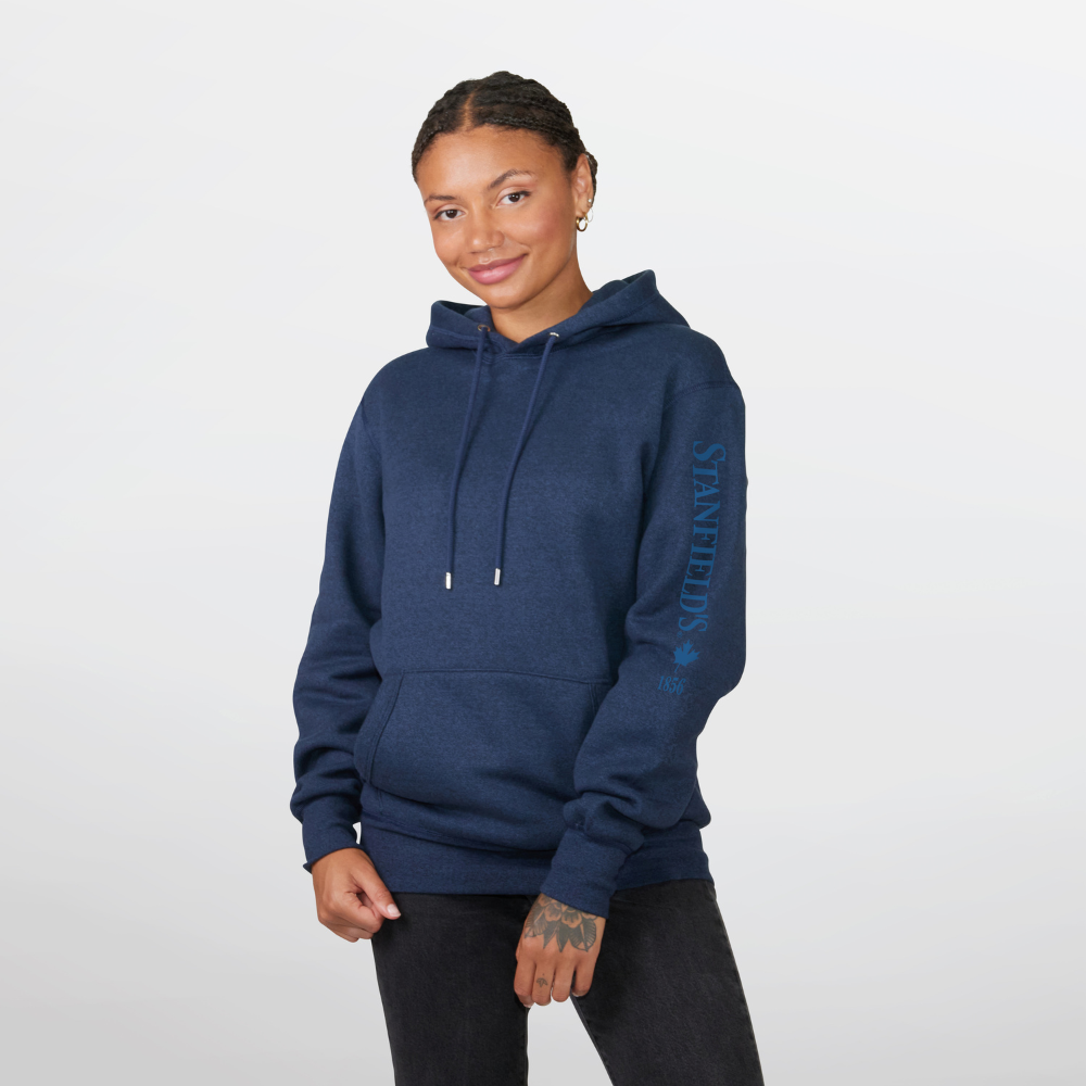 Stanfield's - Sweat à capuche en polaire avec logo Heritage
