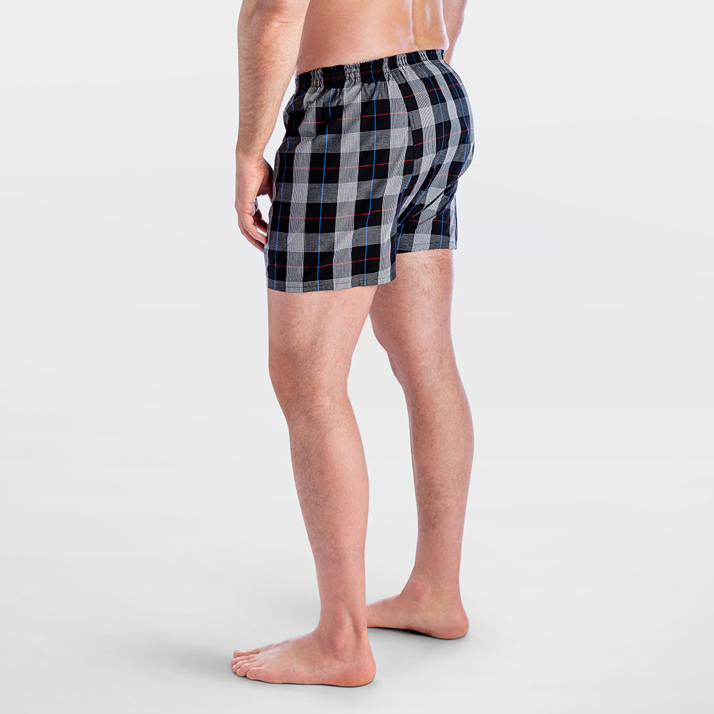 Cotton Woven Plaid Boxer Short