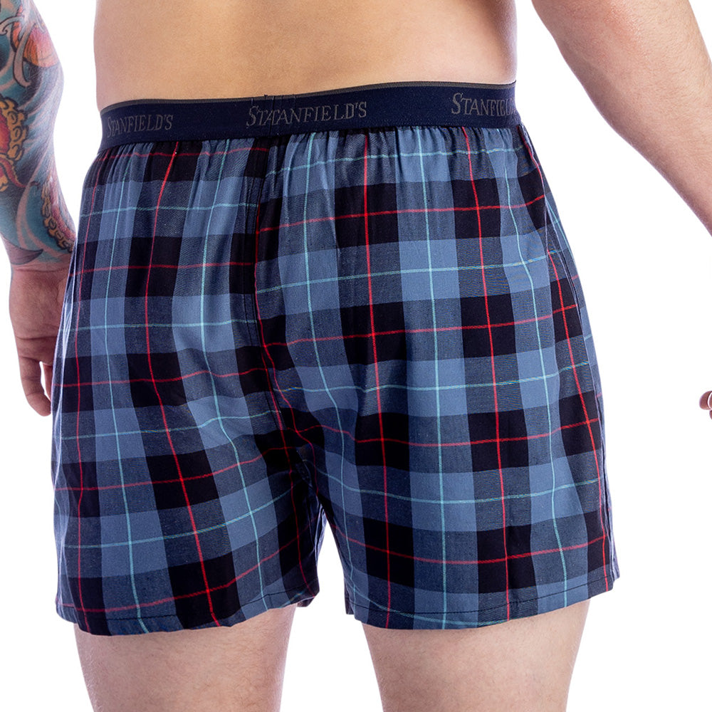Modern Fit Woven Plaid Boxer Short