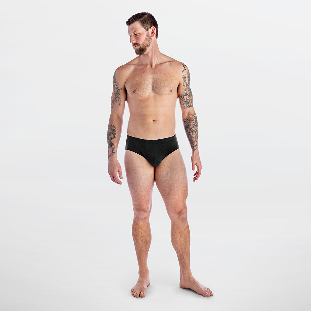 MEN'S COTTON MEDI BRIEFS - 3 PACK