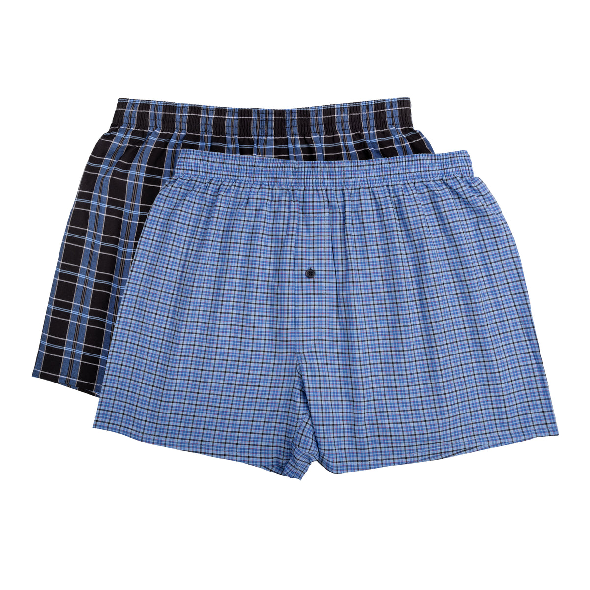 Fields Boxer Premium Cotton Woven Boxer Shorts 2 Pack