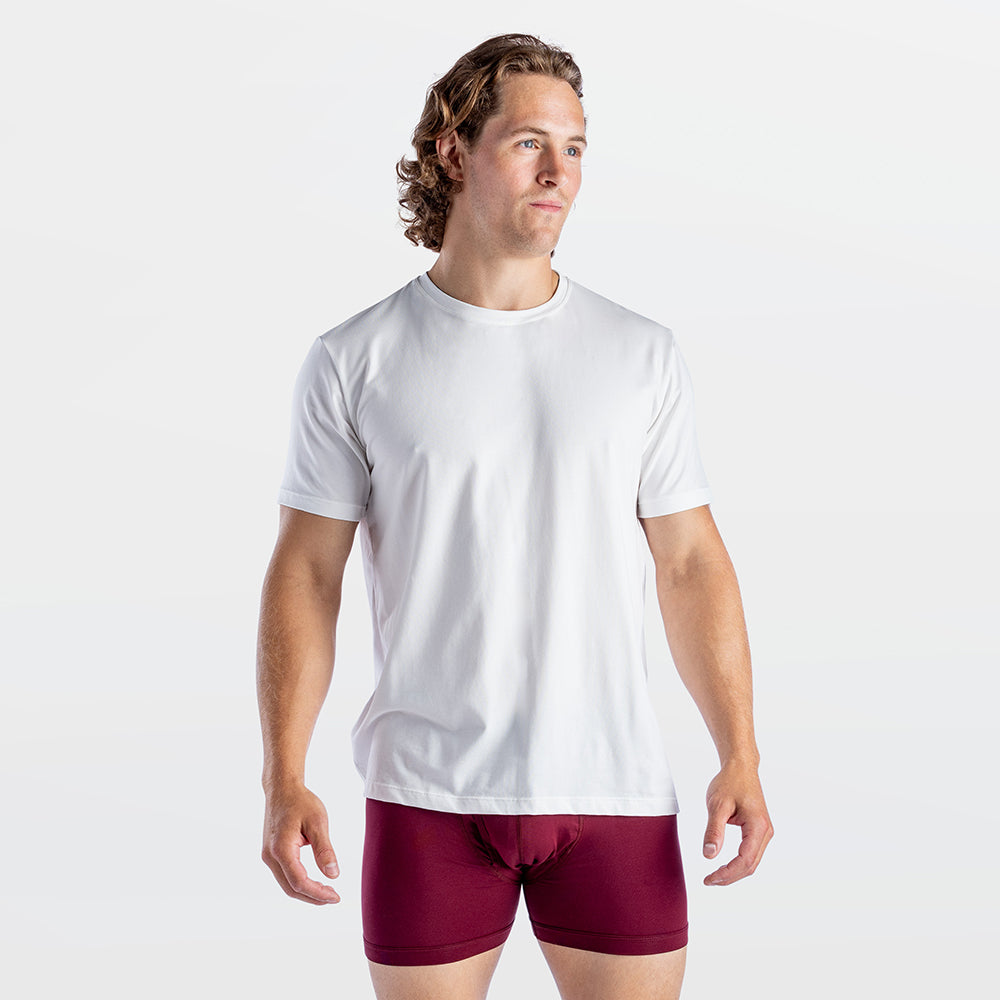 Modal Cotton Stretch Crew T-shirt
