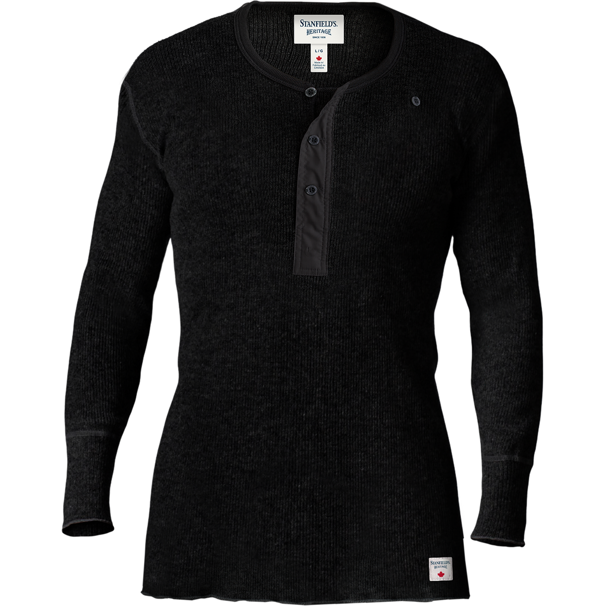 HERITAGE HEAVY WOOL HENLEY
