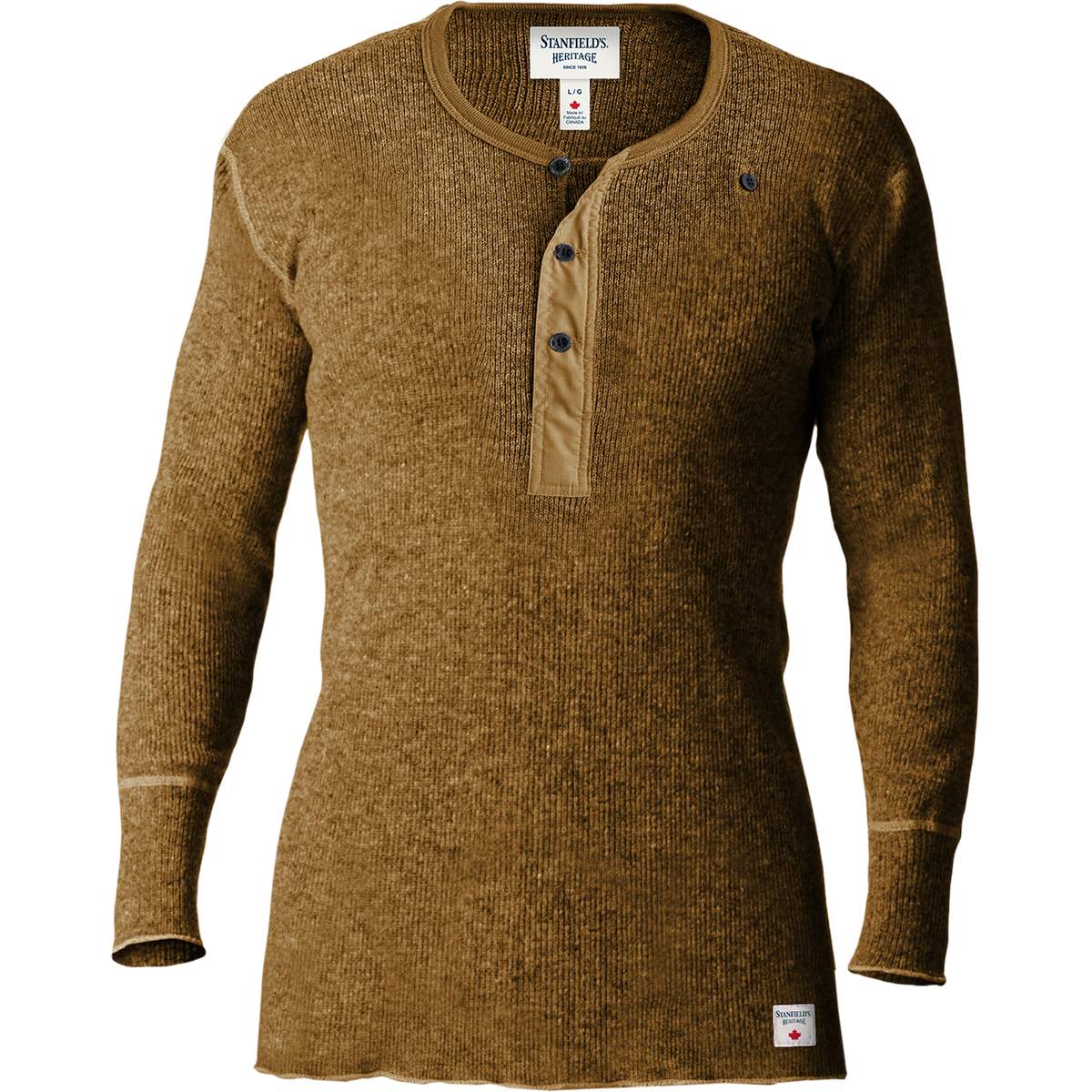 HERITAGE HEAVY WOOL HENLEY