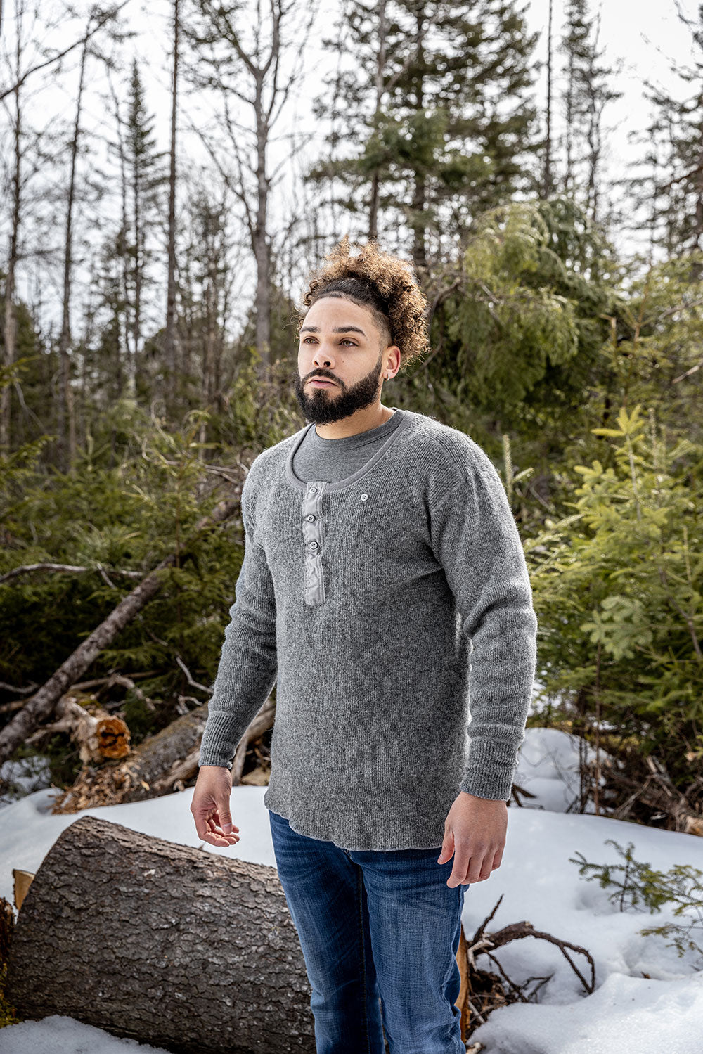 Heritage Heavy Weight Wool Henley