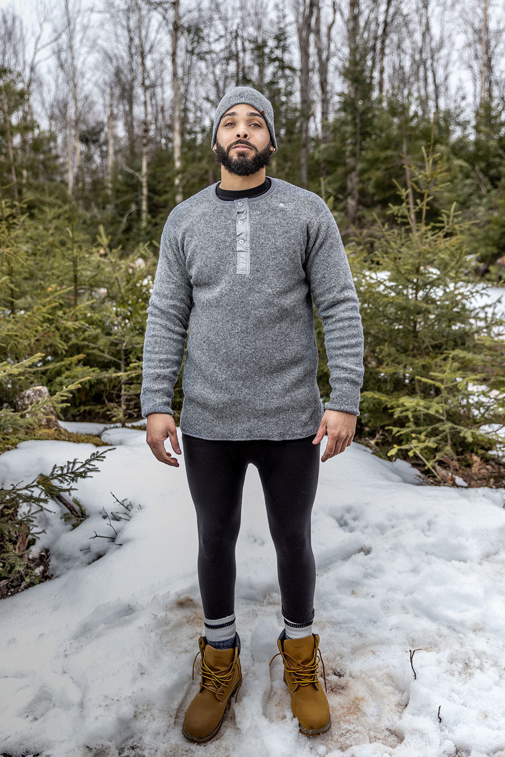 Heritage Heavy Weight Wool Henley