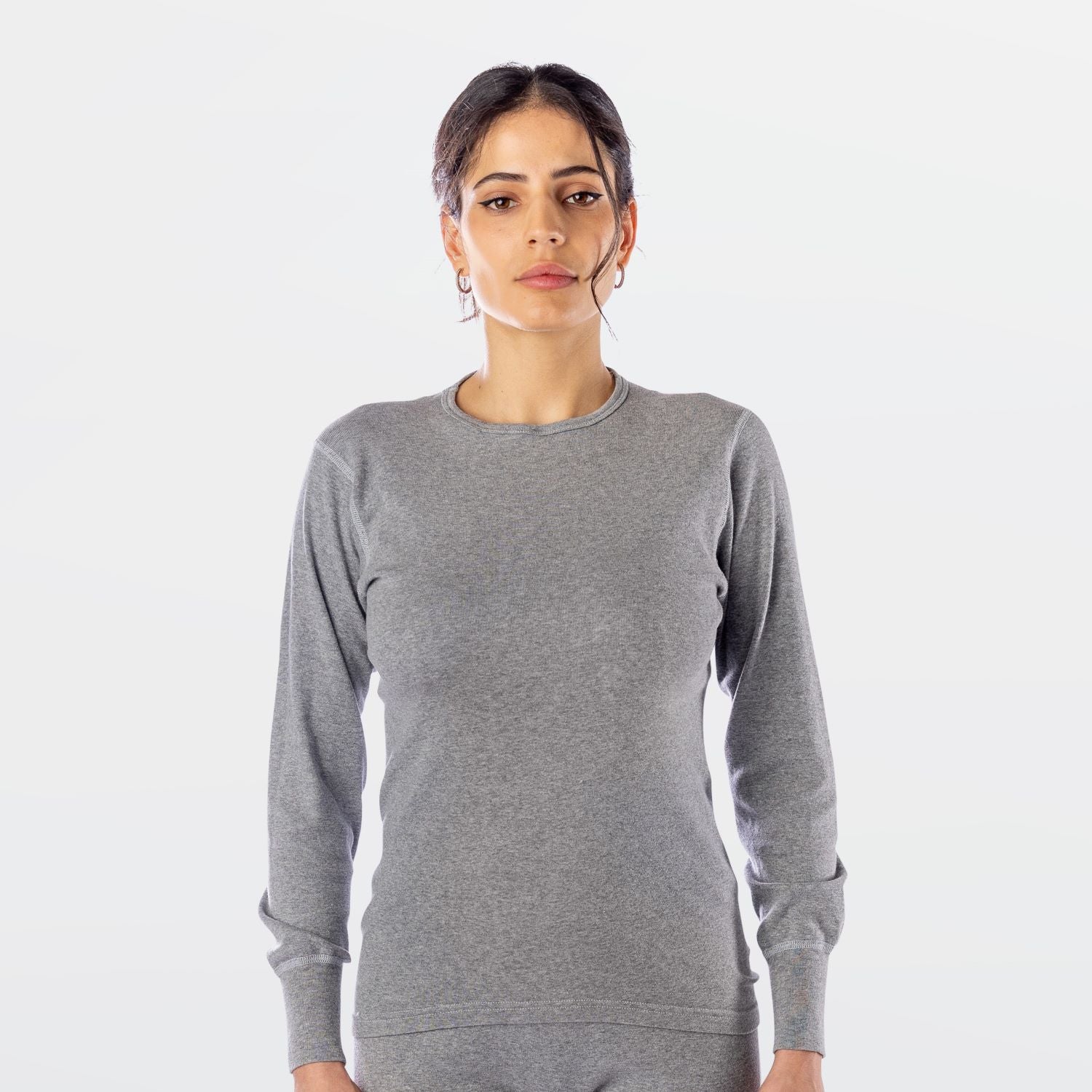 Camiseta interior de algodón acanalado Chill Chasers para mujer
