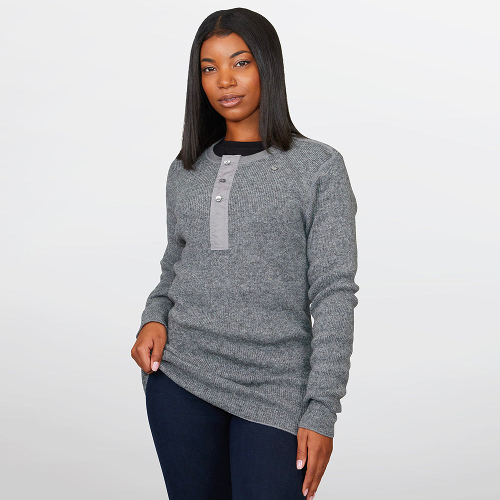 Henley en laine épaisse Heritage pour femmes