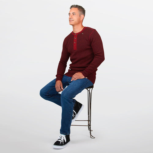 Heritage Heavy Weight Wool Henley