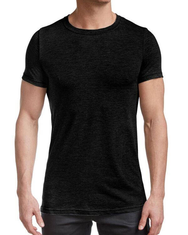 Camiseta básica de manga corta para hombre