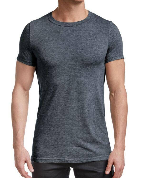 Camiseta básica de manga corta para hombre