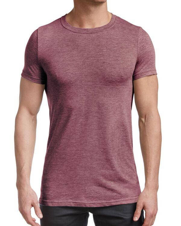Camiseta básica de manga corta para hombre