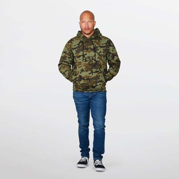 Sudadera con capucha clásica de forro polar estampado Heritage