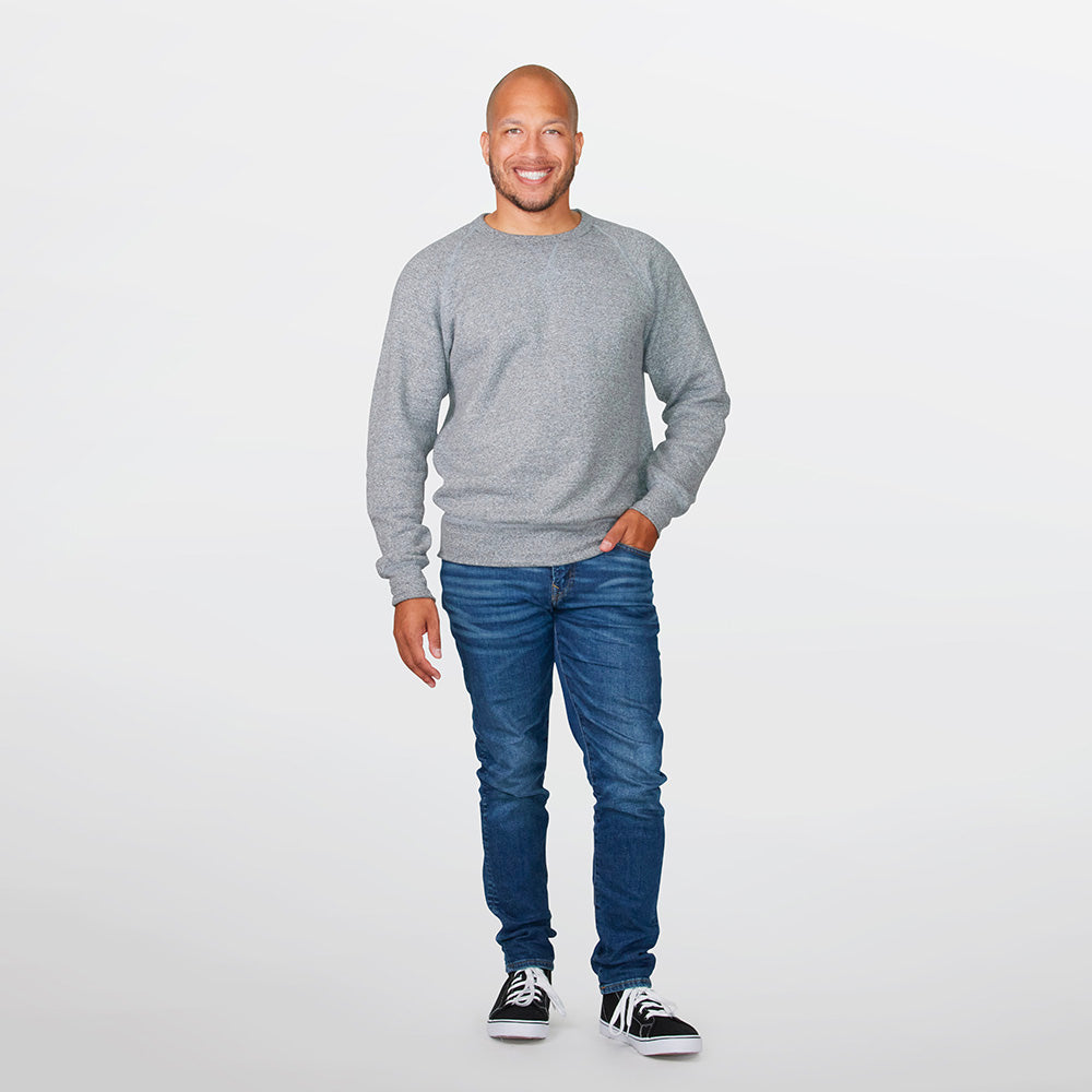 Suéter de cuello redondo Heritage Fleece para hombre