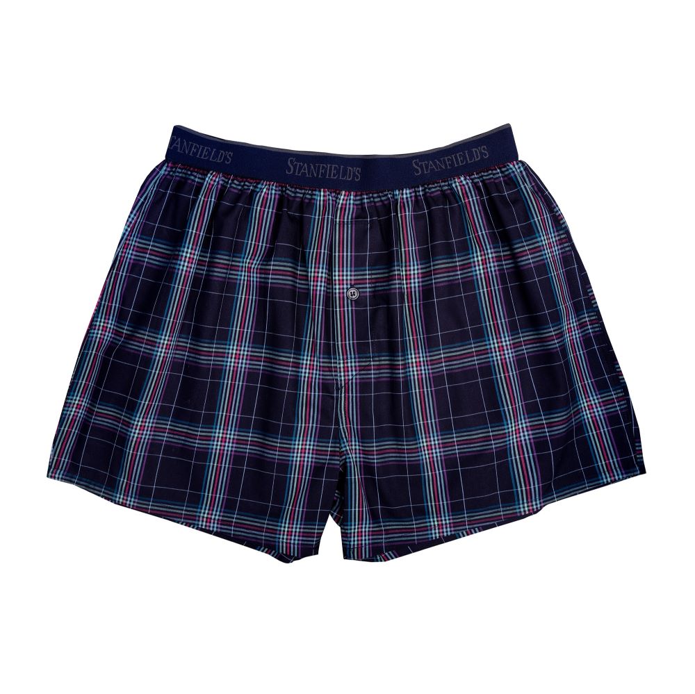 Modern Fit Woven Plaid Boxer Short